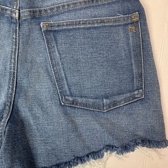 NWT Madewell Women’s The Perfect Jean Shorts Size W 26 Raw Hem High Waist - Picture 8 of 8
